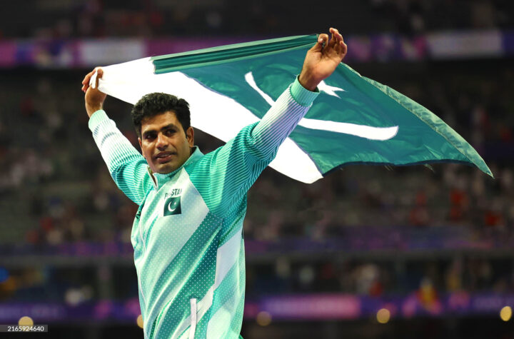 Arshad Nadeem secures pakistan’s first Olympics gold medal since 1984 with a record 92.97 metres Javelin throw!