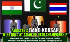Pakistan’s Bano Kousar wins gold at Asian Ju-Jitsu Championship